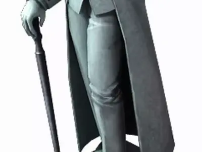 Warriors Area - Sculpture 04 3D model