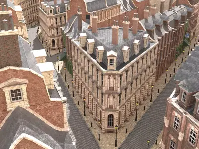 Victorian London Asset Pack 3D model