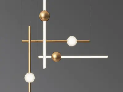 Orion Tubelight Lee Broom 3D model