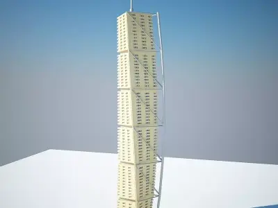 Low Poly Building 3D model