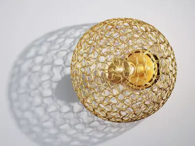 Jali Wall Lamp 3D model