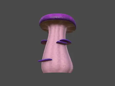Fantasy Mushroom F11 Realistic - Scene Backdrop Design Low-poly 3D model