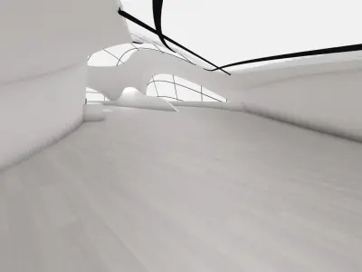 VR art Gallery 7 organic 3D model