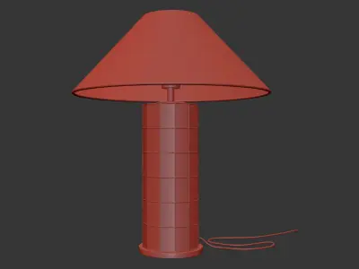 CLARA Capiz Table Lamp 3D model