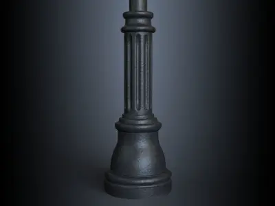 AmericanElectricLighting LCR series Cresthill street lamp 3D model