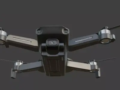 Hexacopter Drone 3D Model 3D model