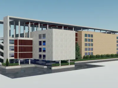 Office Building 1 3D model