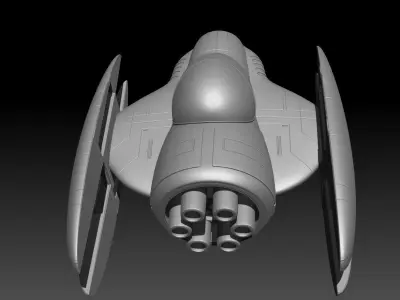 P-83 Star Snub Fighter 3D print model
