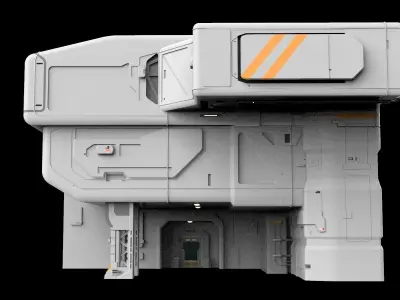 Architectural element 9 3D model