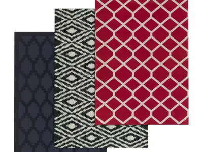 Rug Set 925 3D model