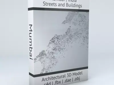 Mumbai Streets and Buildings 3D model