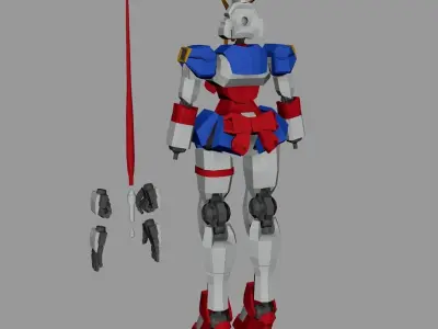 NOBEL GUNDAM RECREATION 3D print model