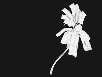 Coconut Palm Trees Asset 1 Low-poly 3D model