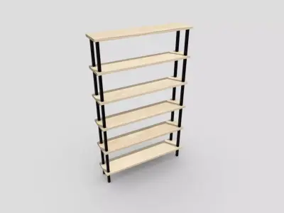 Basic Shelve Free low-poly 3D model