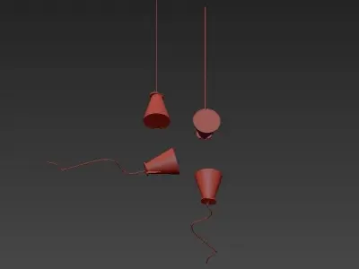 Menu lamp 3D model