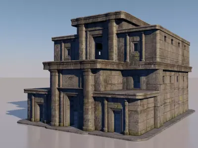 ancient ancestral temple 3D model