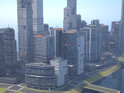  Houdini Procedural City Generator 