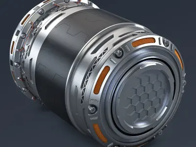 Sci Fi Container M 1 3D model