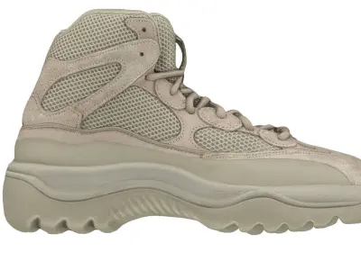 adidas Originals Yeezy 500 High Desert Boot 3D model