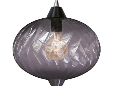 MINARET pendant light with shade 3D model