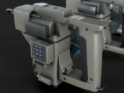 Motion Tracker PBR Specular Mobile LOD Sci-Fi Low-poly 3D model