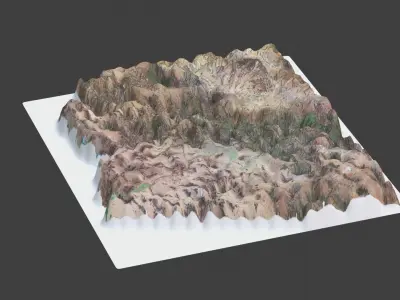 Arizona State Low-poly 3D model