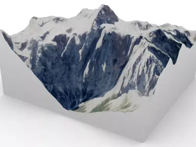 Mount Triglav 3D model