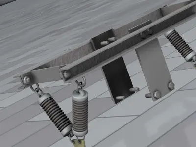 Electricity Poles Insulators 6 - Object  113 Low-poly 3D model