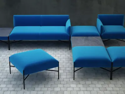 Sofa System 3D model