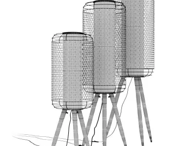 Floor Lamp Archer Dutchbone 3D model