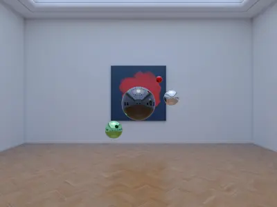 HDRI - Art Museum Gallery Interior 26 - 16384x8192 Texture