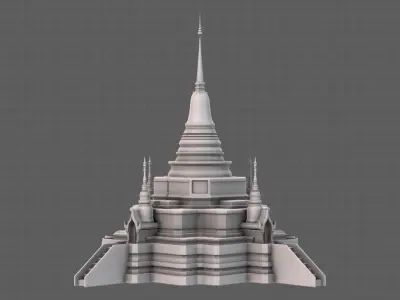 Pagoda V11 3D model