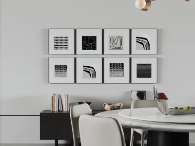 apartment interior scenes    3D model 22