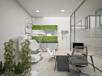dental clinic 3D model