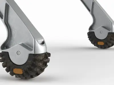  Modular Quadruped Robotic Vehicle Black Silver 