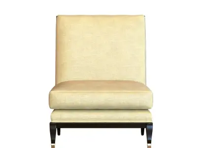 THE ARMLESS CHAISE APOLLON CHAIR 3D model