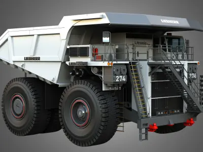 T274 - Off-Highway - Mining Dump Truck 3D model