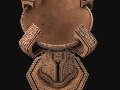Fantasy candlestick 3D model
