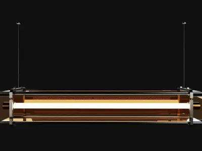 Industrial Pendant Light Free low-poly 3D model