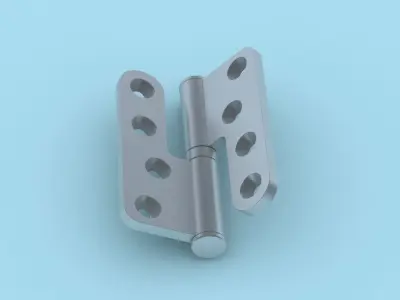 Door Hinge 3D model