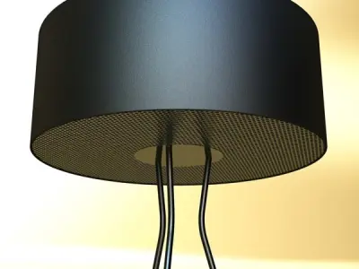 Modern Table Lamp 09 Tesla Estiluz 3D model