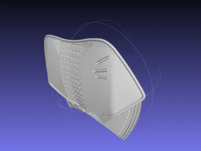 Black Panther M Baku Chestplate Model 3D print model