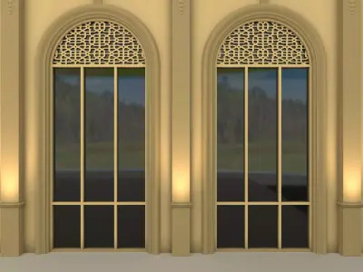 3d panel wall 3D model