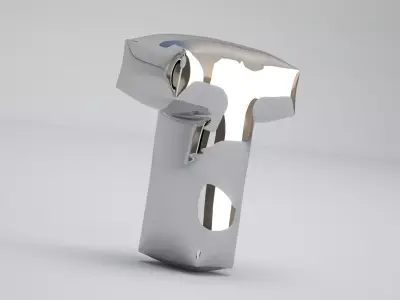 T Balloon Silver 3D model