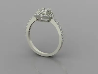Women jewelry ring 3D print model