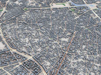 Bucuresti City Romania 3D model