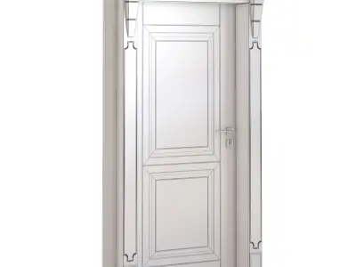 Dor-01 open door 3D model