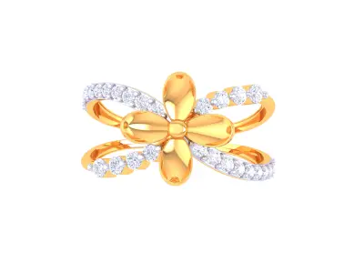 Women Ring  Render 3dm STL OBJ FBX Details 3D print model 317