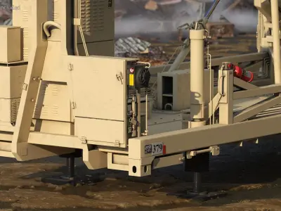  Armed Iron Dome Mobile Air Defense System 