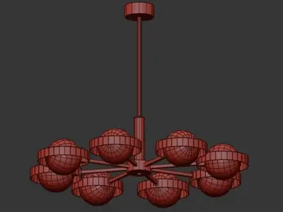 KINESIS kineis chandelier 3D model